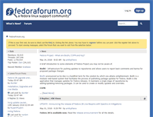 Tablet Screenshot of fedoraforum.org